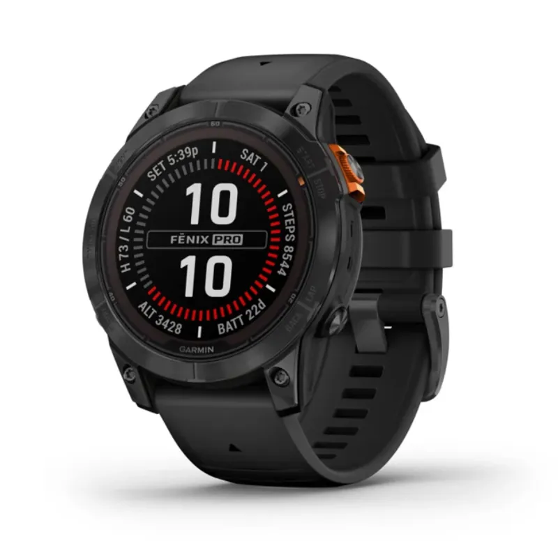 Garmin fenix 7 Pro Solar Slate Grey Steel with Black Band